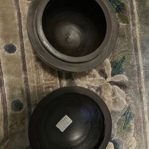 Wooden sphere container